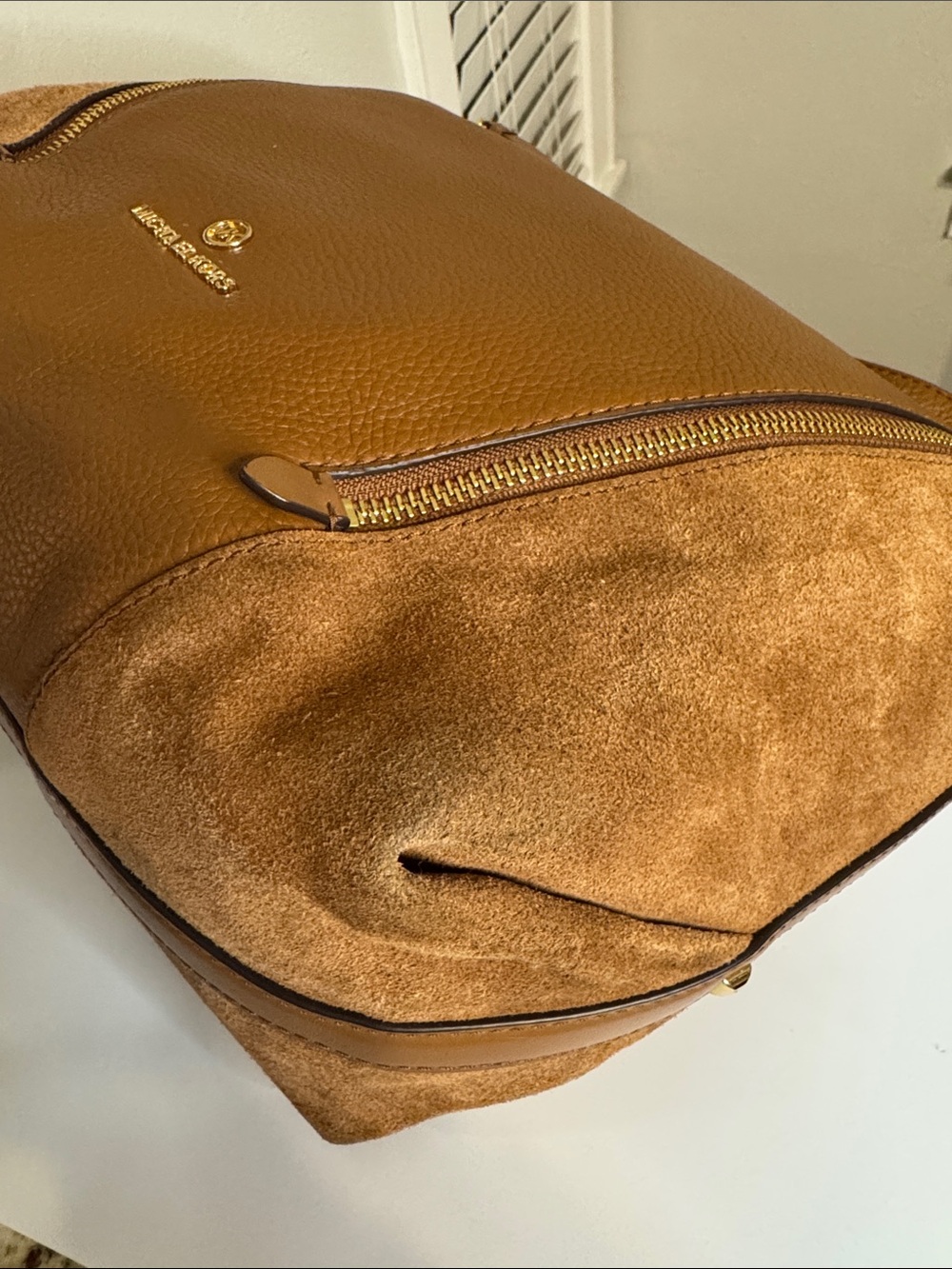 Michael Kors Brooklyn Large Pebbled Leather Shoulder Bag - Picture 4 of 10